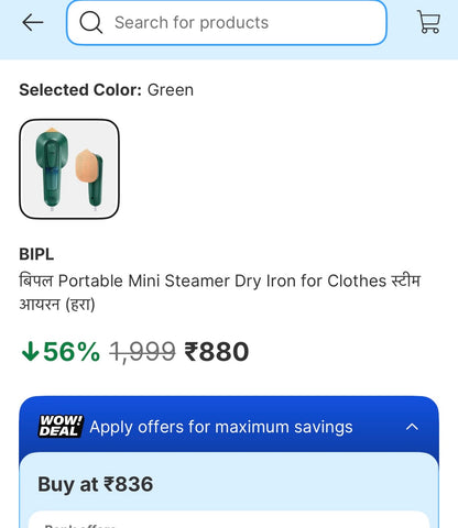 Portable Mini Ironing Machine