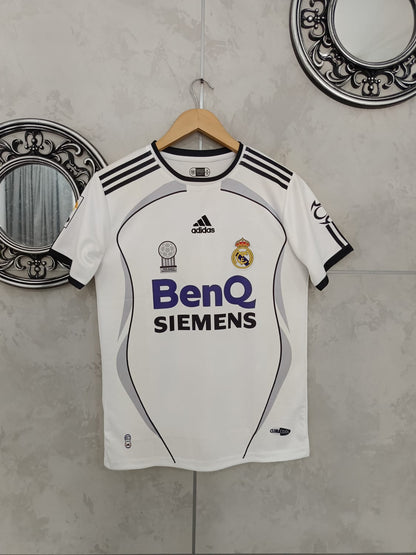 REAL MADRID 2006-07 HOME KIT HALF SLEEVE PREMIUM QUALITY