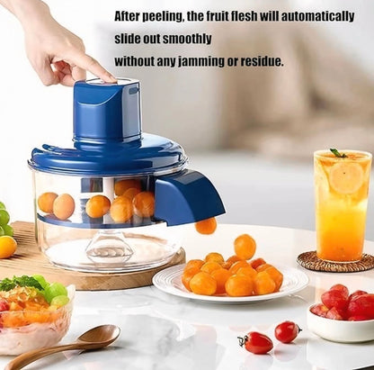 Automatic Fruit Peeler & Pitter Machine – Easy Cherry, Grape & Tomato Peeling Tool